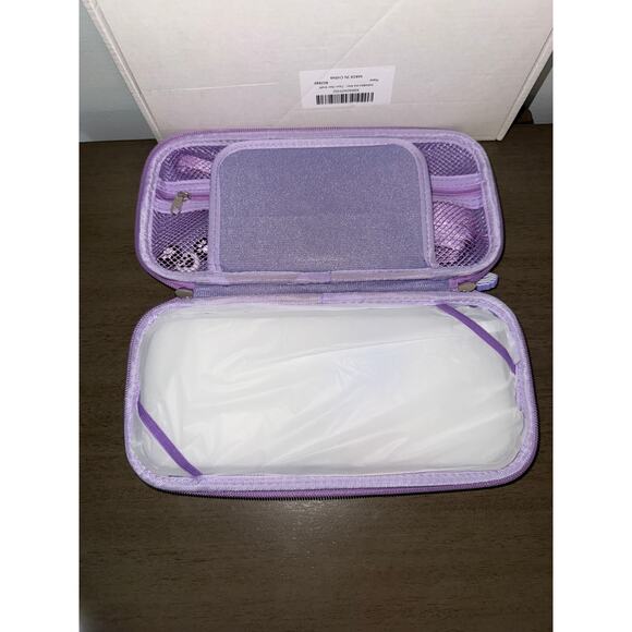 NEW Belle&Birdie Mermaid Switch OLED Case Purple Hard Shell Handbag Gaming - Picture 6 of 6